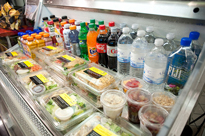 Food options at restaurant