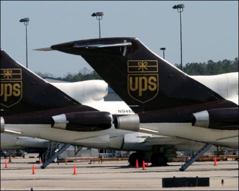 UPS planes at RDU