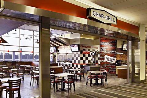 Storefront of Char-Grill in Terminal 1